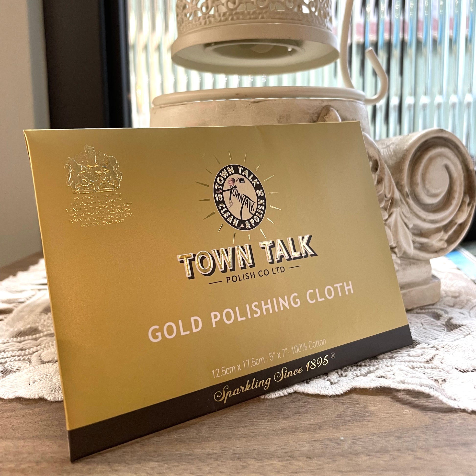 Town Talk One Silver and One Gold Polishing Cloth